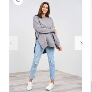 Latched Mama Nursing Pullover Sweatshirt